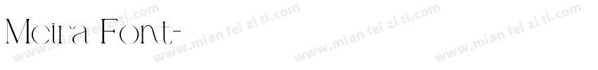 Meira Font字体转换
